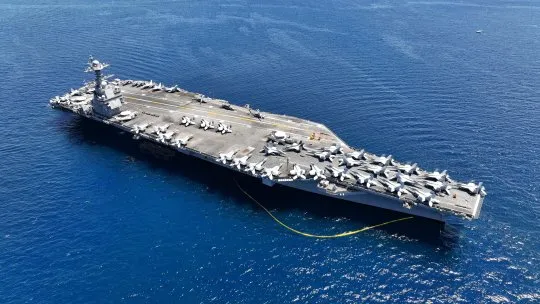 El portaviones que Trump envió al Caribe El portaviones que Trump envió al Caribe