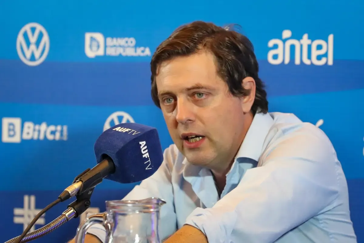 Ignacio Alonso, presidente de Asociación Uruguaya de Fútbol.
