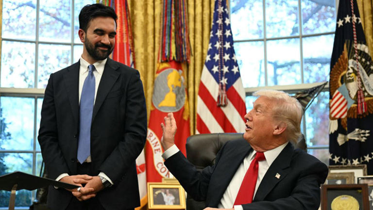 Zohran Mamdani y presidente Donald Trump Zohran Mamdani y presidente Donald Trump