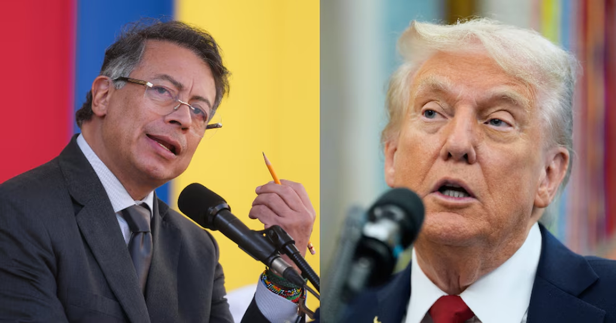 Gustavo Petro vs Donald Trump | GENTILEZA FOTOMONTAJE Gustavo Petro vs Donald Trump | GENTILEZA FOTOMONTAJE