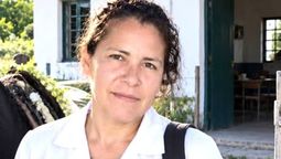 Maestra rural en Corrientes, escenario del femicidio que motivó el paro. CTERA para