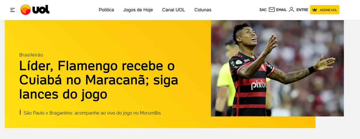 Web UOL.com.br, de Sao Paulo (Brasil), a las 21:35. Web UOL.com.br, de Sao Paulo (Brasil), a las 21:35.