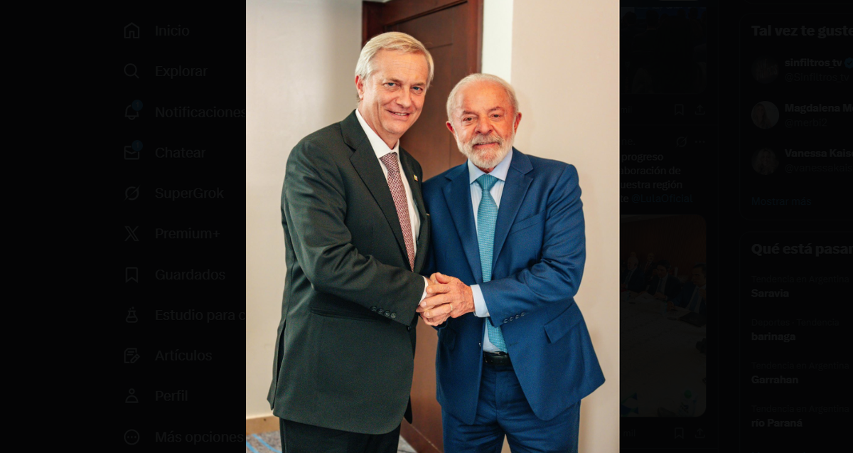 José Antonio Kast y Lula da Silva.