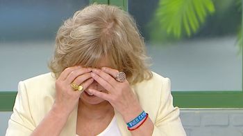 A puro llanto y emoción: Georgina Barbarossa volvió a Telefe y se quebró al aire