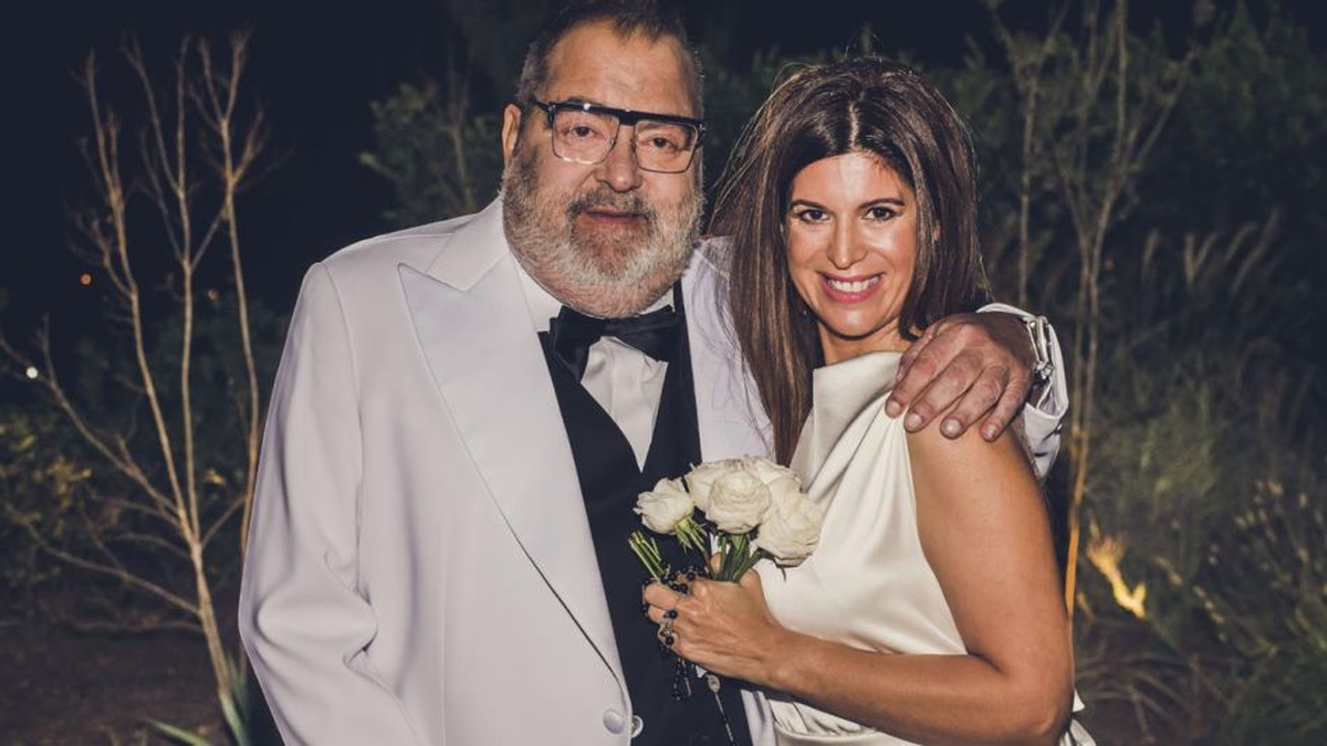 Jorge Lanata junto a Elba Marcovecchio.