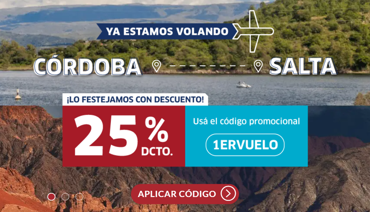 JetSmart volará entre dos destinos de alto tráfico, sin pisar Buenos Aires.