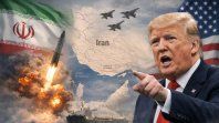 Imagen creada por la IA: Donald Trump en guerra con Irán | GENTILEZA IA USADA POR MARCA Imagen creada por la IA: Donald Trump en guerra con Irán | GENTILEZA IA USADA POR MARCA