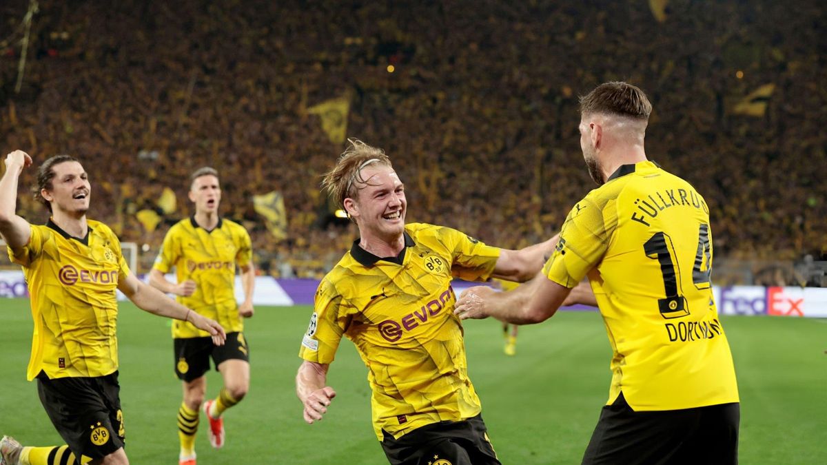 Borussia Dortmund, de festejo en el partido de ida.s
