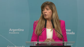 La portavoz presidencial Gabriela Cerruti. La portavoz presidencial Gabriela Cerruti.