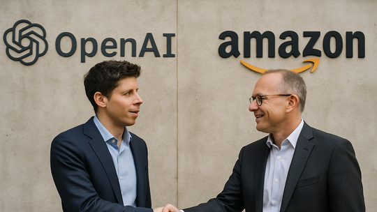 OpenAI cierra acuerdo con Amazon por US$ 38.000 millones. OpenAI cierra acuerdo con Amazon por US$ 38.000 millones.