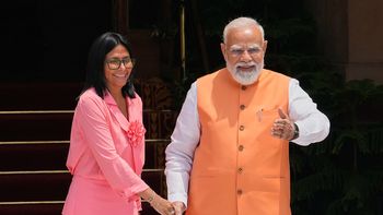 Delcy junto a Modi, comercio petrolero a India y Venezuela deja de ser paria por Trump