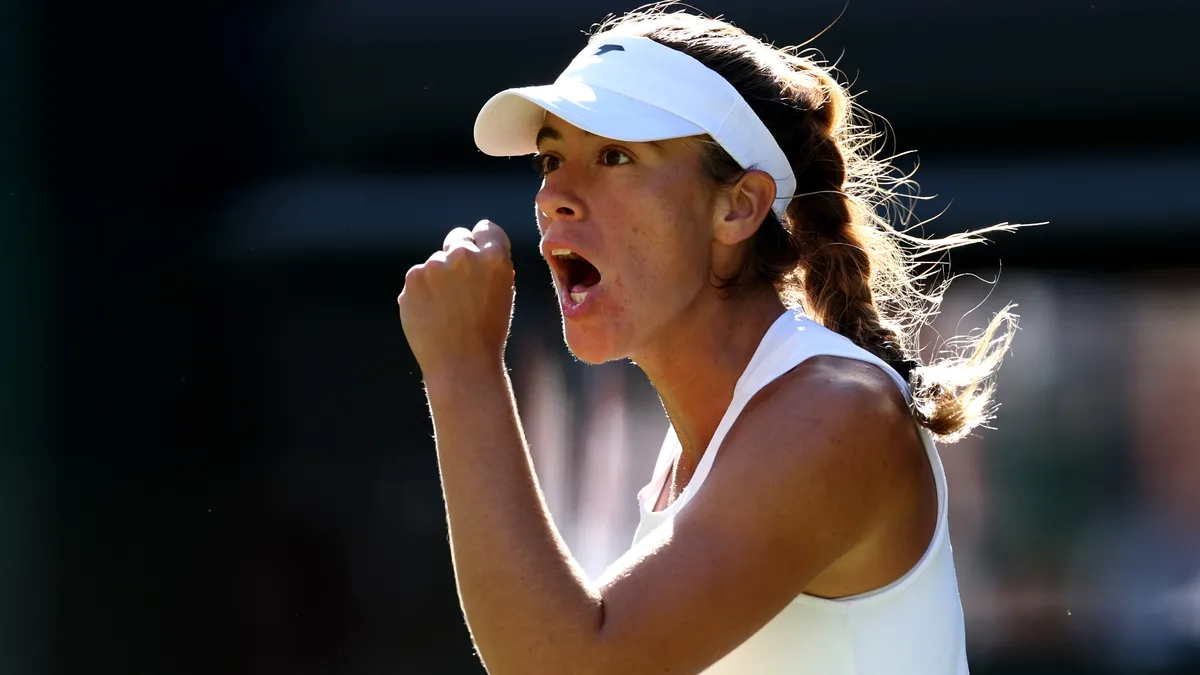 Solana Sierra se metió en octavos de Wimbledon y revivió la esperanza argentina 