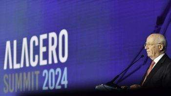 El CEO Paolo Rocca, del Grupo Techint, en el Alacero Summit 2024, en el hotel Hilton de Puerto Madero. El CEO Paolo Rocca, del Grupo Techint, en el Alacero Summit 2024, en el hotel Hilton de Puerto Madero.