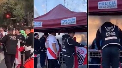 A poco del clásico, en River secuestraron banderas