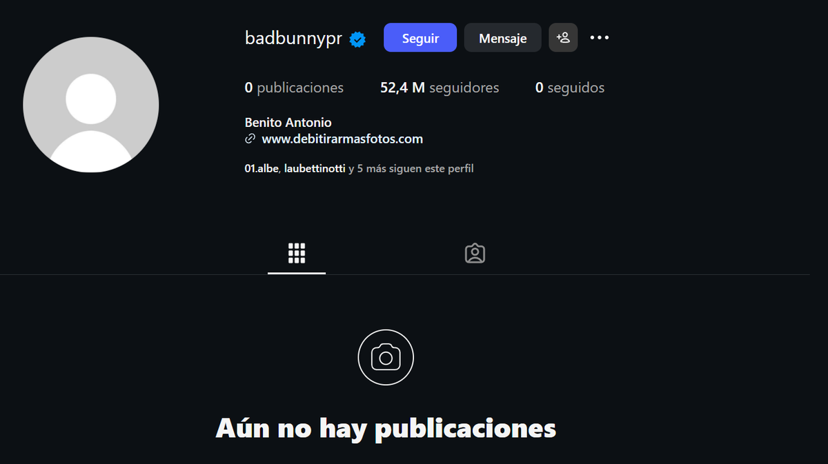 Tras vaciar su perfil, millones especulan sobre un disco nuevo, una respuesta al odio político o un reinicio digital. Tras vaciar su perfil, millones especulan sobre un disco nuevo, una respuesta al odio político o un reinicio digital.