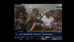 Abuchearon a Alicia Kirchner en La Plata (Video)