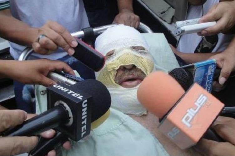 Fernando Vidal habló con los medios en Bolivia