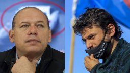 Sergio Berni y Juan Grabois, con miradas contrapuestas sobre el trasfondo del atentado a Cristina Kirchner.&nbsp;