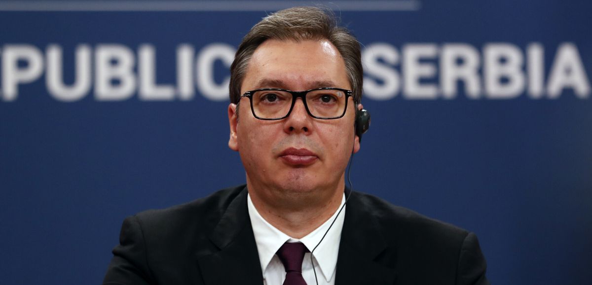 Aleksandar Vucic, presidente de Serbia, firme aliado de Vladimir Putin.