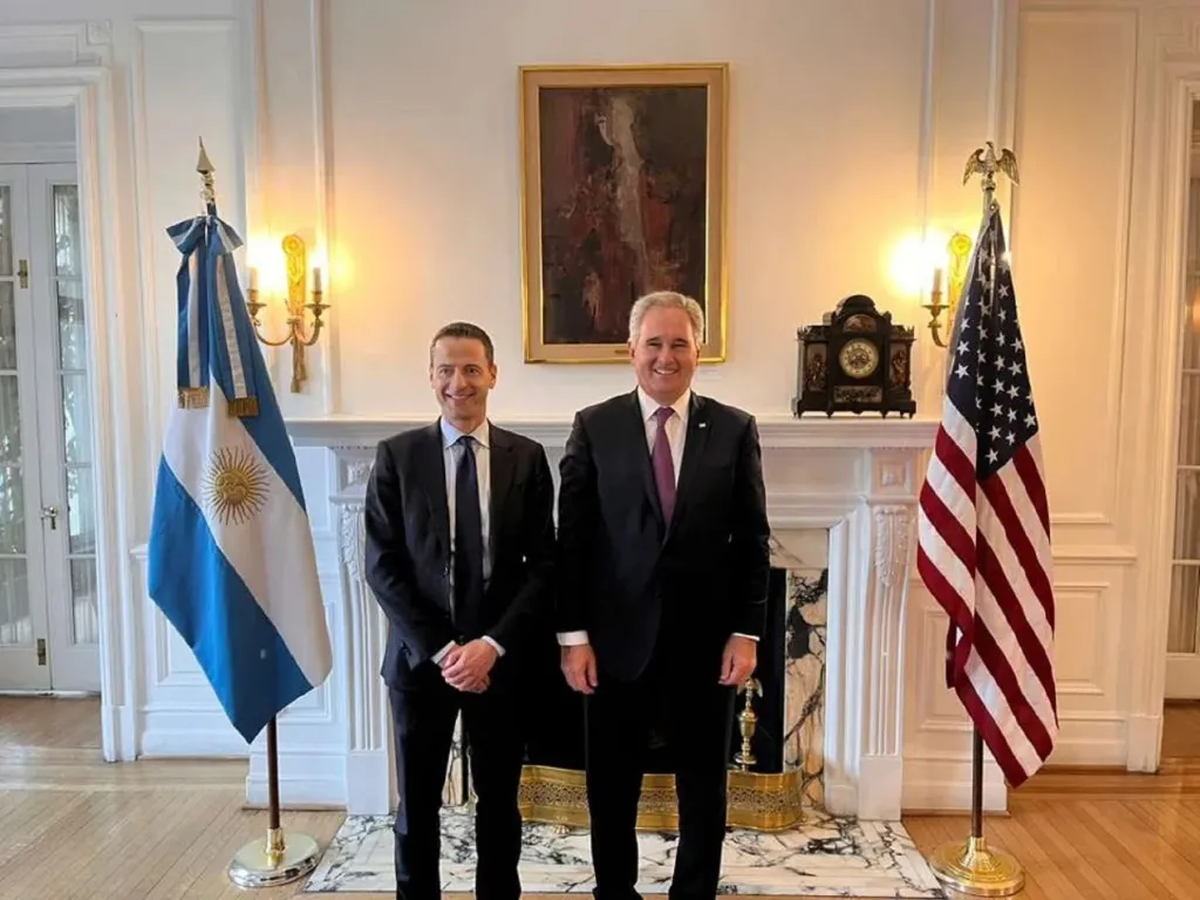 Pablo Quirno, canciller de Argentina, y Gary Nagle, CEO de Glencore. Pablo Quirno, canciller de Argentina, y Gary Nagle, CEO de Glencore.