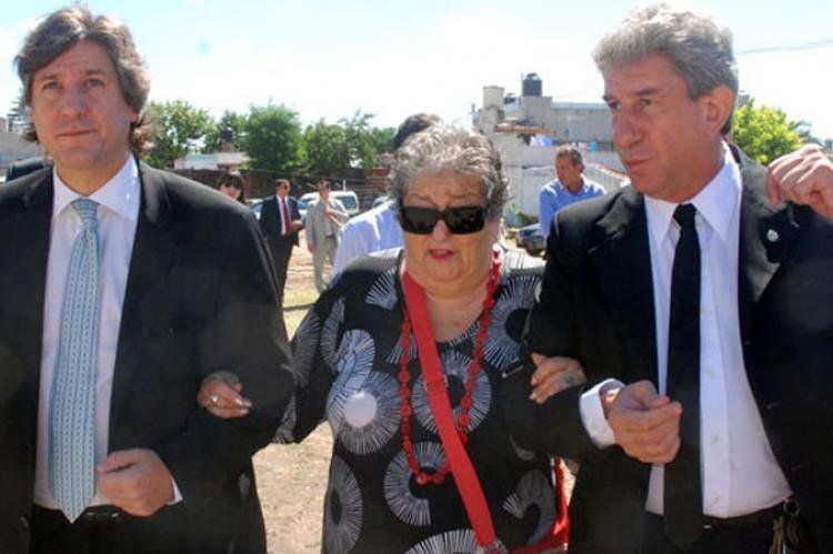 Boudou, Hebe de Bonafini y Abel Fatala. (Foto de archivo NA)