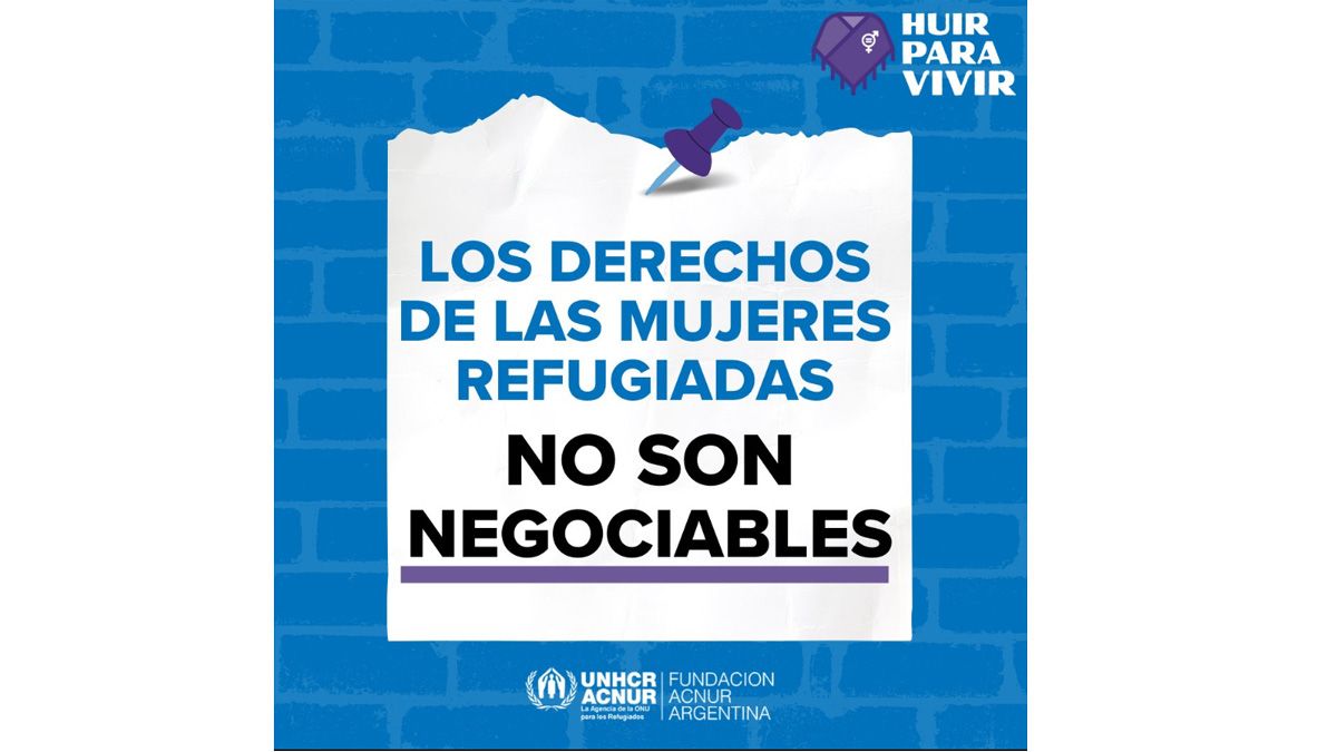 Importante campa&ntilde;a de ACNUR Argentina para ayudar a mujeres y ni&ntilde;as refugiadas y desplazadas.