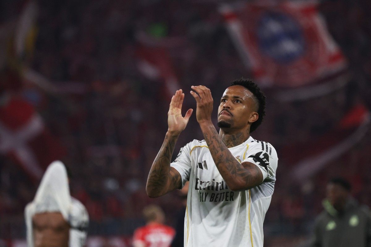Éder Militão durante un partido con el Real Madrid. El central brasileño deberá pasar por quirófano por una lesión en el bíceps femoral y queda fuera del Mundial 2026. Éder Militão durante un partido con el Real Madrid. El central brasileño deberá pasar por quirófano por una lesión en el bíceps femoral y queda fuera del Mundial 2026.