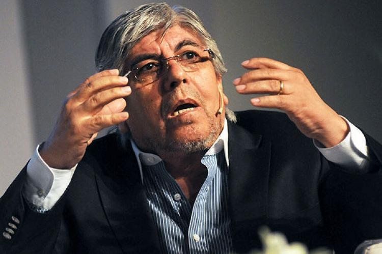 Hugo Moyano, líder de la CGT opositora