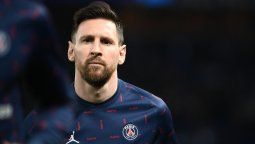 Lionel Messi, con el agua al cuello. (Foto: AFP).