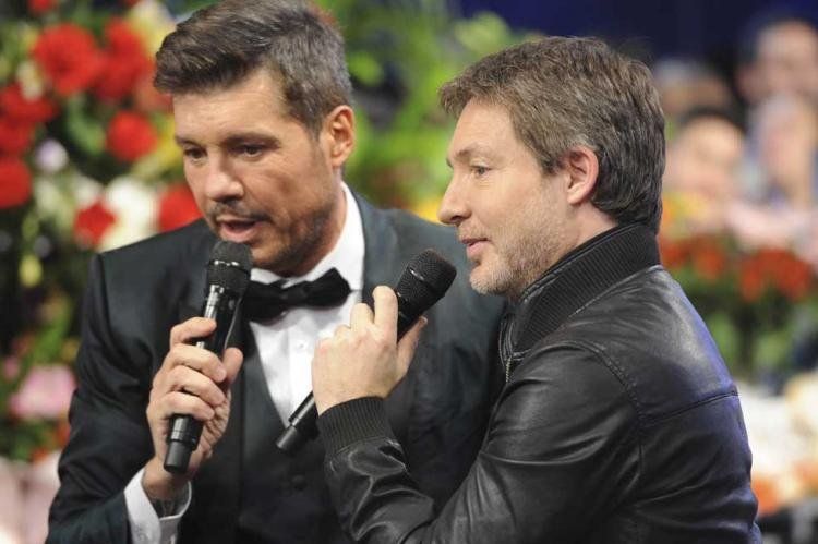 Tinelli y Suar, en una foto de archivo (NA).