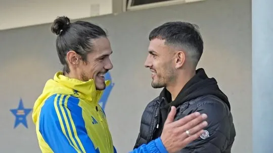 Boca, TyC Sports y Edinson Cavani Boca, TyC Sports y Edinson Cavani