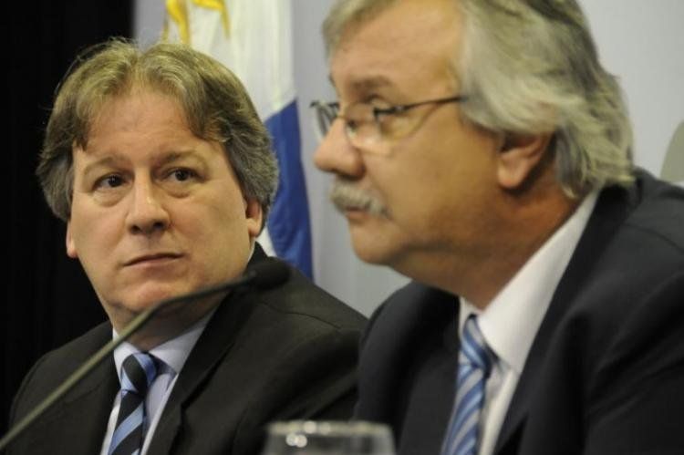 Ministros Fernando Lorenzo (izq.) y Enrique Pintado (der.)