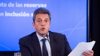 Sergio Massa realizando sus anuncios económicos el 03/08/2022. Sergio Massa realizando sus anuncios económicos el 03/08/2022.