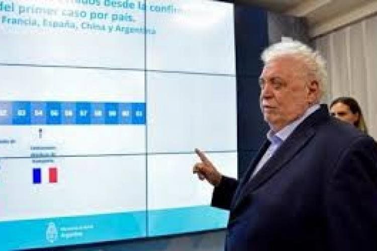 El ministro de Salud, Ginés González Garcia.
