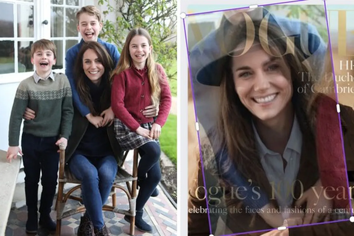 La foto de la discordia: la imagen de Kate Middleton ¿fue tomada de la tapa de una revista? La foto de la discordia: la imagen de Kate Middleton ¿fue tomada de la tapa de una revista?