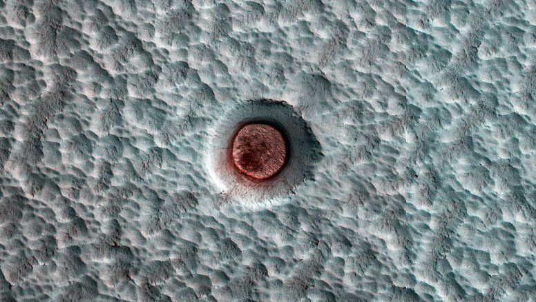 Ciencia: La NASA halló algo interesantísimo bajo el hielo de Marte