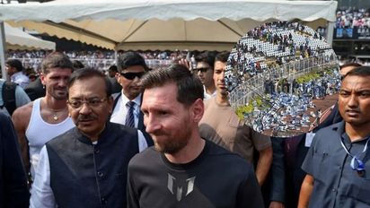 Escándalo en la visita de Messi a India: caos, destrozos y detenciones policiales