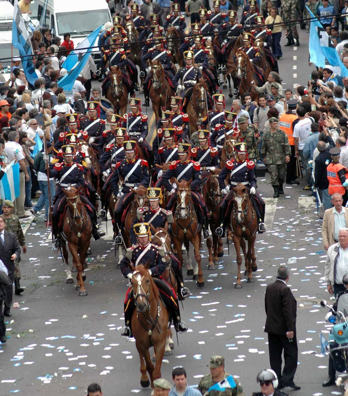 Un cl&aacute;sico: Granaderos a Caballo.