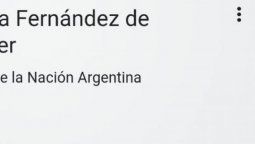 altText(Militantes de la grieta editaron a CFK en Google y lanzaron #LadronaDeLaNacionArgentina)}
