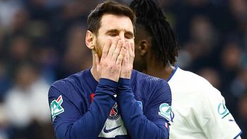 El París Saint Germain(PSG), con Lionel Messi y Kylian Mbappé ausente por lesión, quedó eliminado dela Copa de Francia tras caer ante el Marsella por 2 a 1. (Foto: NoticiasArgentinas/REUTERS) El París Saint Germain(PSG), con Lionel Messi y Kylian Mbappé ausente por lesión, quedó eliminado dela Copa de Francia tras caer ante el Marsella por 2 a 1. (Foto: NoticiasArgentinas/REUTERS)