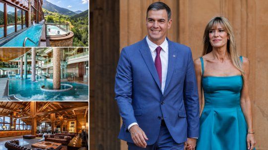 Pedro Sánchez y Begoña Gómez cerrarán sus vacaciones en Andorra, alojados en un exclusivo complejo de Soldeu con spa, piscinas y vistas privilegiadas a los Pirineos.