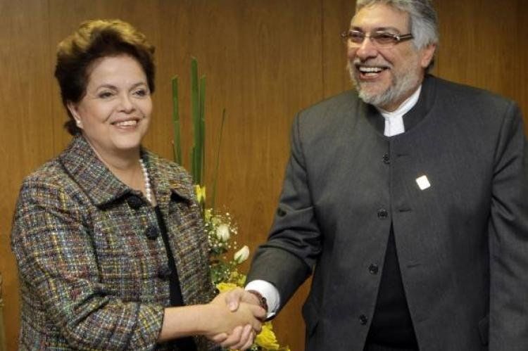 Dilma Rousseff y Fernando Lugo.