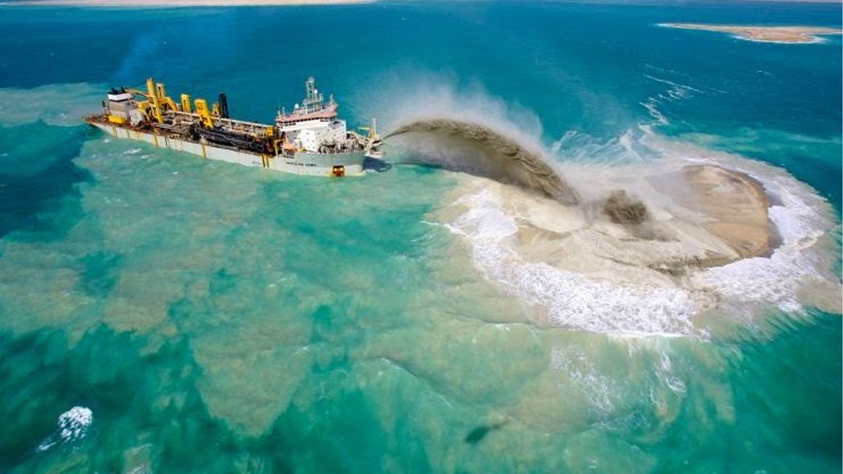 China y la velocidad para construir nuevas islas artificiales.&nbsp;