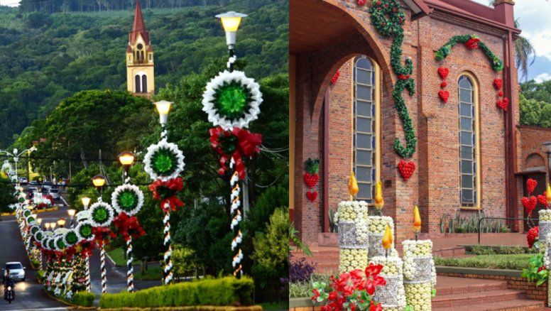Un pueblito de Argentina que tiñe sus calles de Navidad