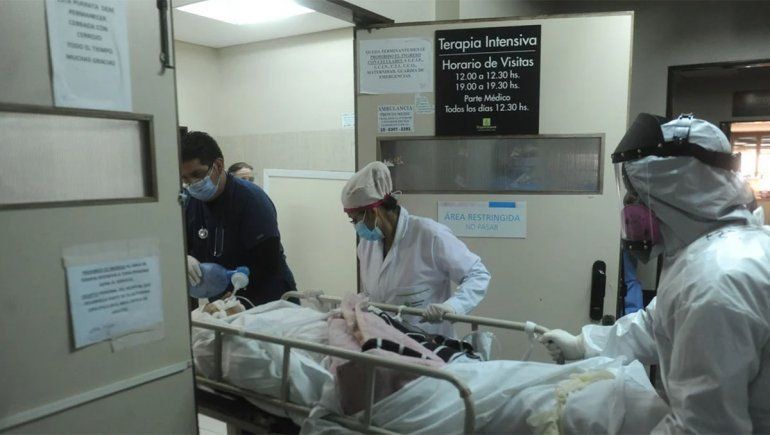 Internado con coronavirus.