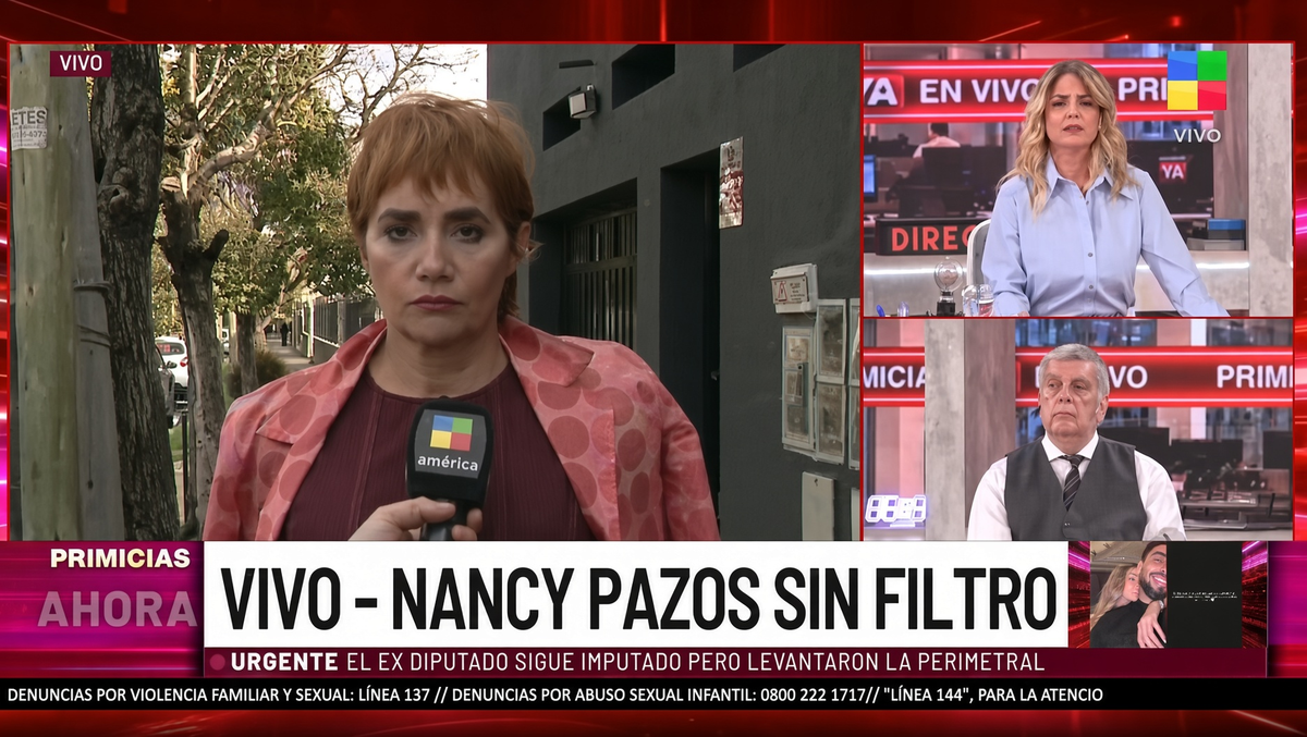 Nancy Pazos fue convocada para analizar el caso Facundo Moyano, pero vincul&oacute; sus pol&eacute;micas con Javier Milei y llev&oacute; la conversaci&oacute;n hacia sus cr&iacute;ticas al Gobierno nacional. Foto: Captura Am&eacute;rica TV