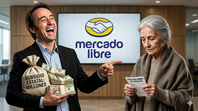 Marcos Galperín mostró su hipocresía burlándose de una abuela por no haber aportado, pero Mercado Libre cobra millones del Estado. ¿Libre mercado o planero VIP? Foto: Gemini Marcos Galperín mostró su hipocresía burlándose de una abuela por no haber aportado, pero Mercado Libre cobra millones del Estado. ¿Libre mercado o planero VIP? Foto: Gemini