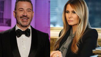 Jimmy Kimmel y Melania Trump, la primera dama de Estados Unidos Jimmy Kimmel y Melania Trump, la primera dama de Estados Unidos