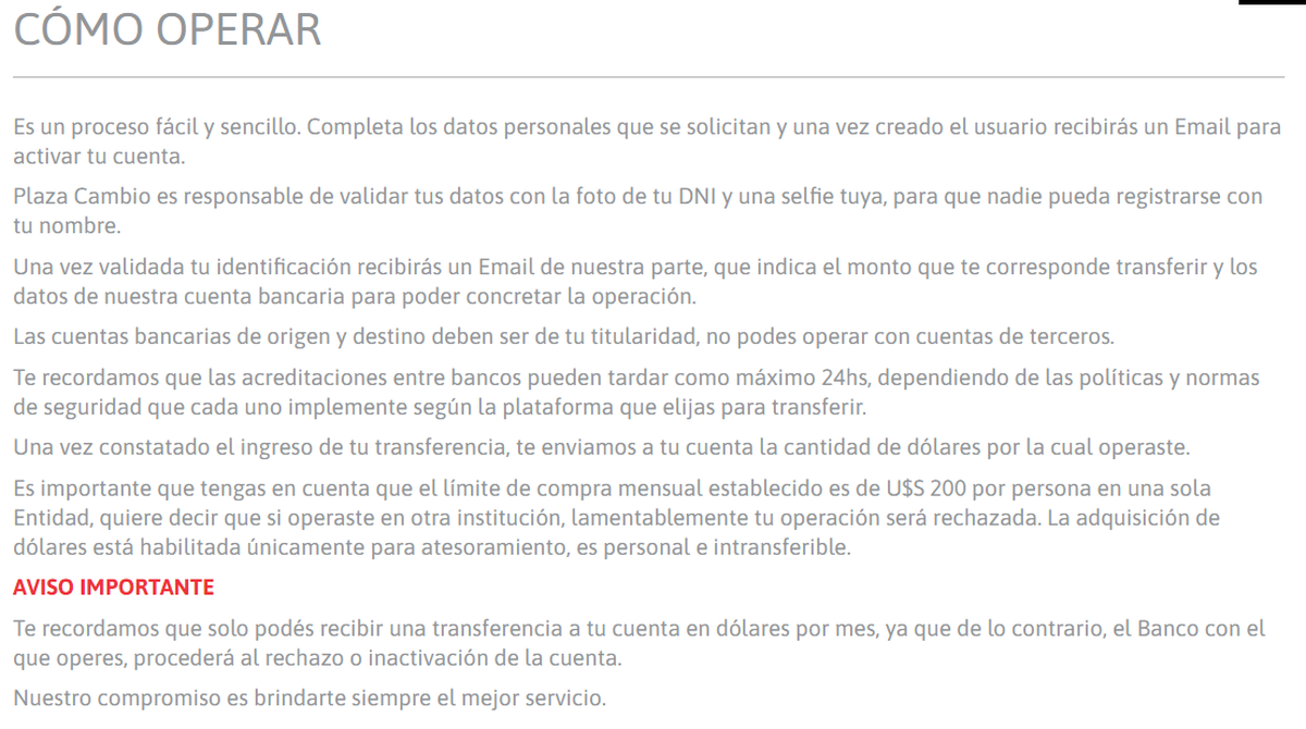 Dólar: Cómo operar en Plaza Cambio para la compra y venta de divisas.