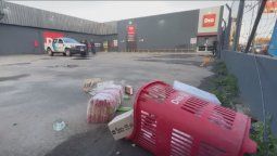 El supermercado Día de José C. Paz tras el saqueo.&nbsp;
